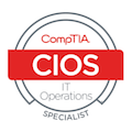 badge image for CIOS - CompTIA IT Operations Specialist certification